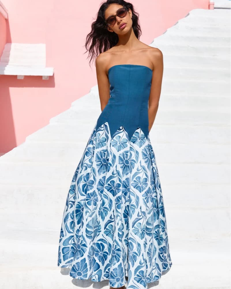 COUPER DOTTIE DROP WAIST DRESS - Image 1