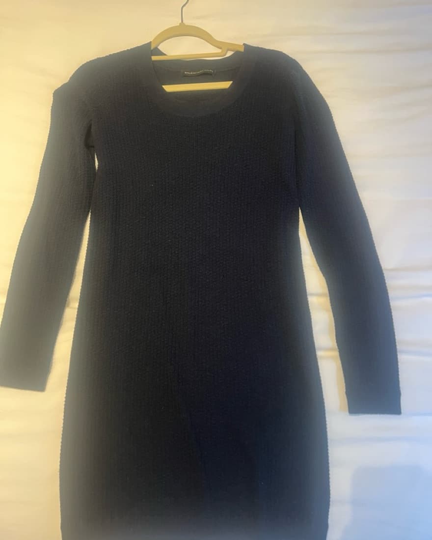 Balenciaga Vintage Knit Sweater Dress - Image 3