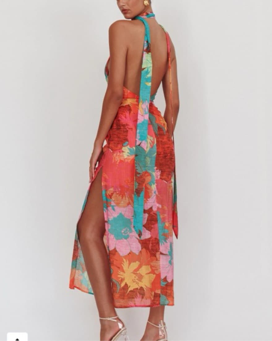 Selfie Leslie Halter Maxi Dress - Image 2