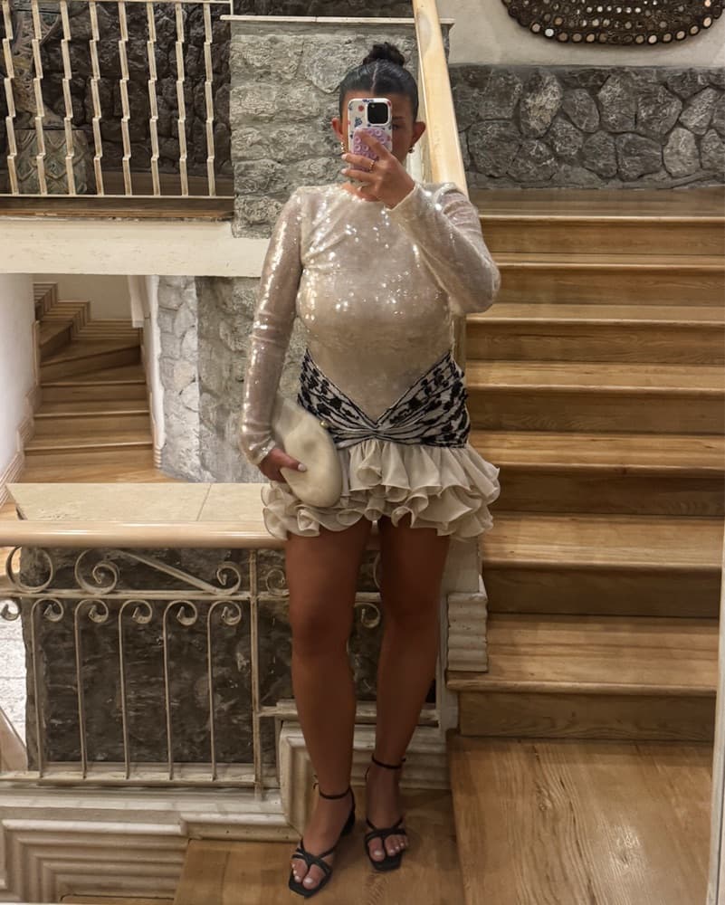 Patbo Sequin Long Sleeve Mini - Image 1