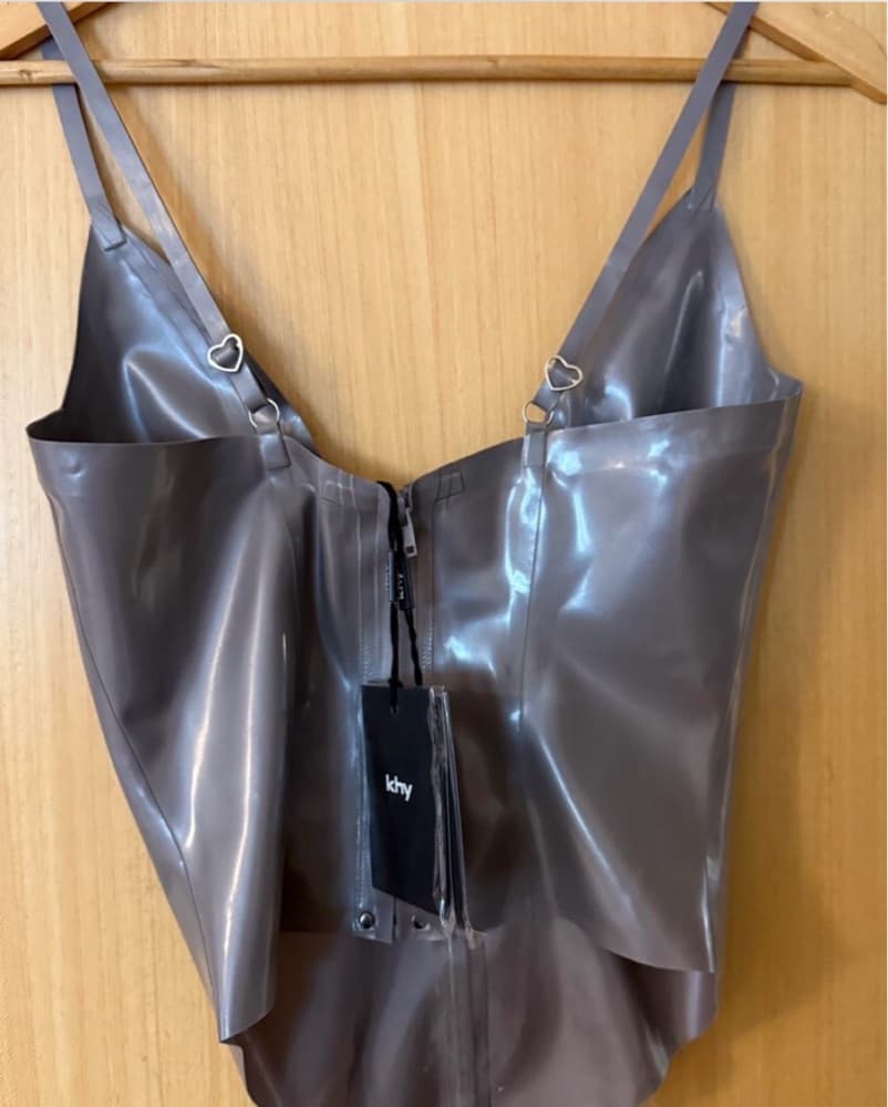 KHY X Poster Girl Latex Plunge Tank - Image 4