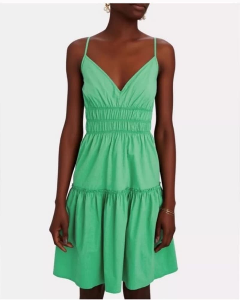 Rails Carmen Green Tiered Dress - Image 1
