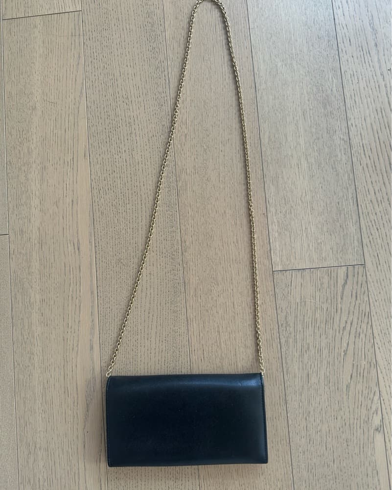 Ferragamo Black Leather Purse - Image 3