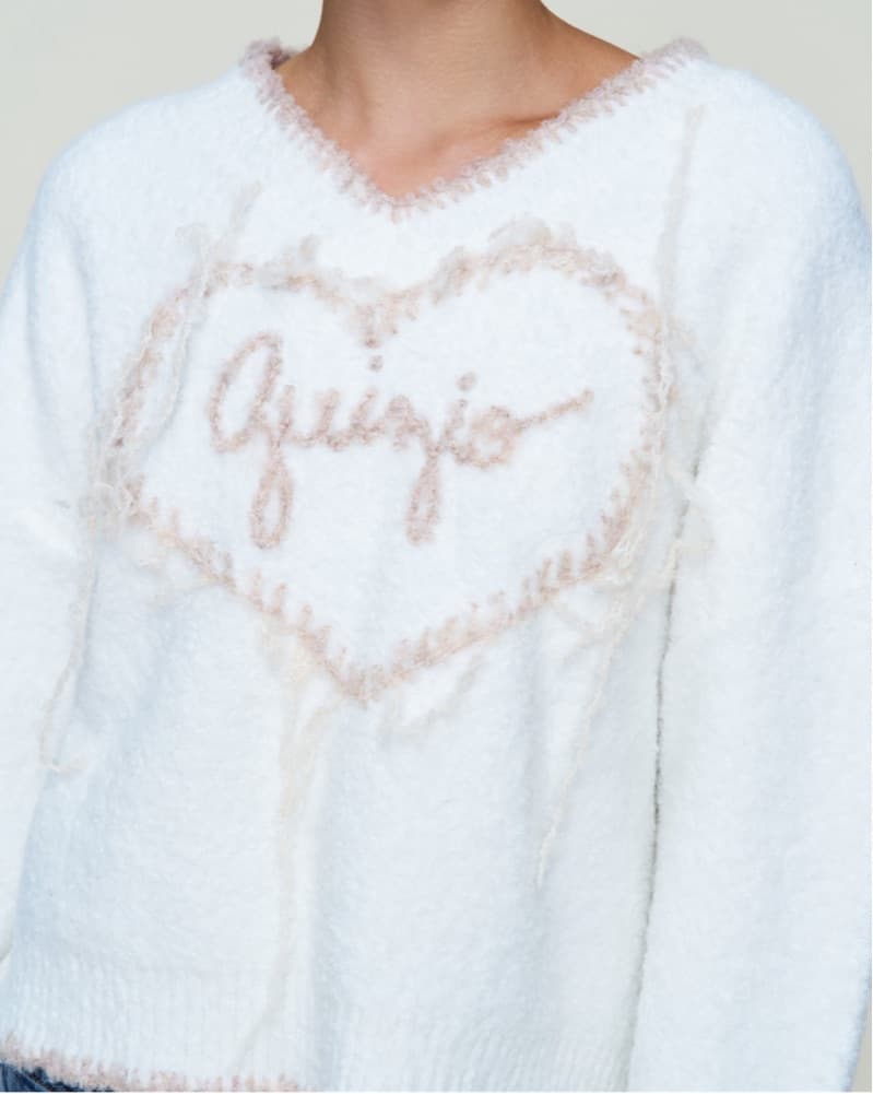 Danielle guizio heart wool sweater  - Image 2