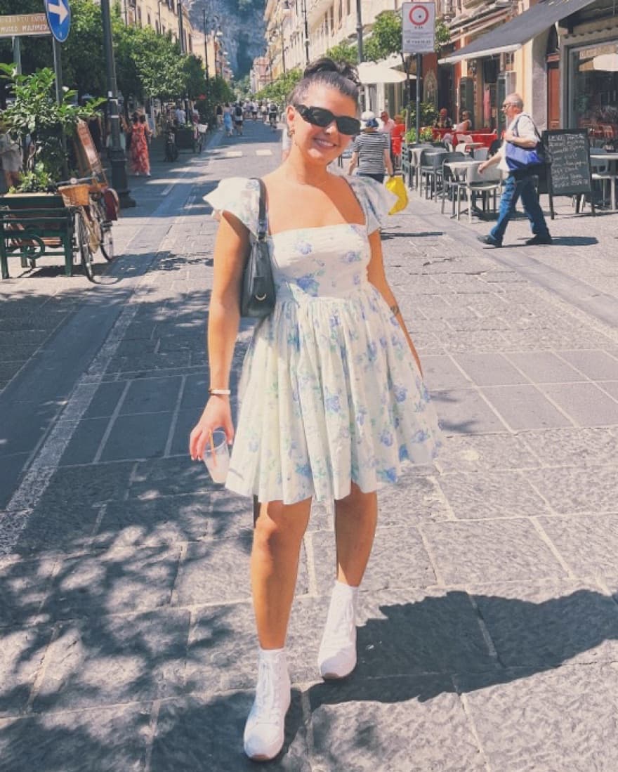 Floral Puff Dress  - Image 3