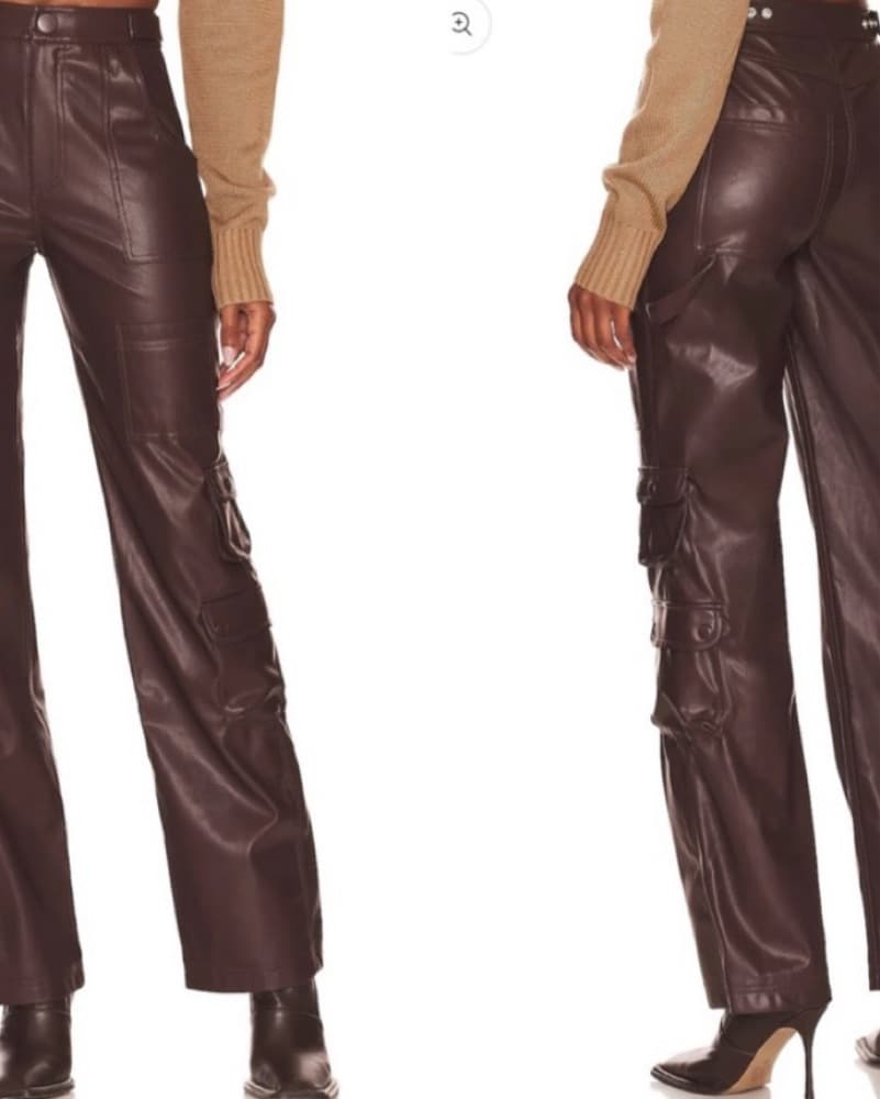 LPA germano Faux Leather Cargo Pant  - Image 1