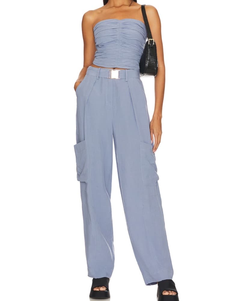 Nouvelle Cargo Pant Blue Set  - Image 1
