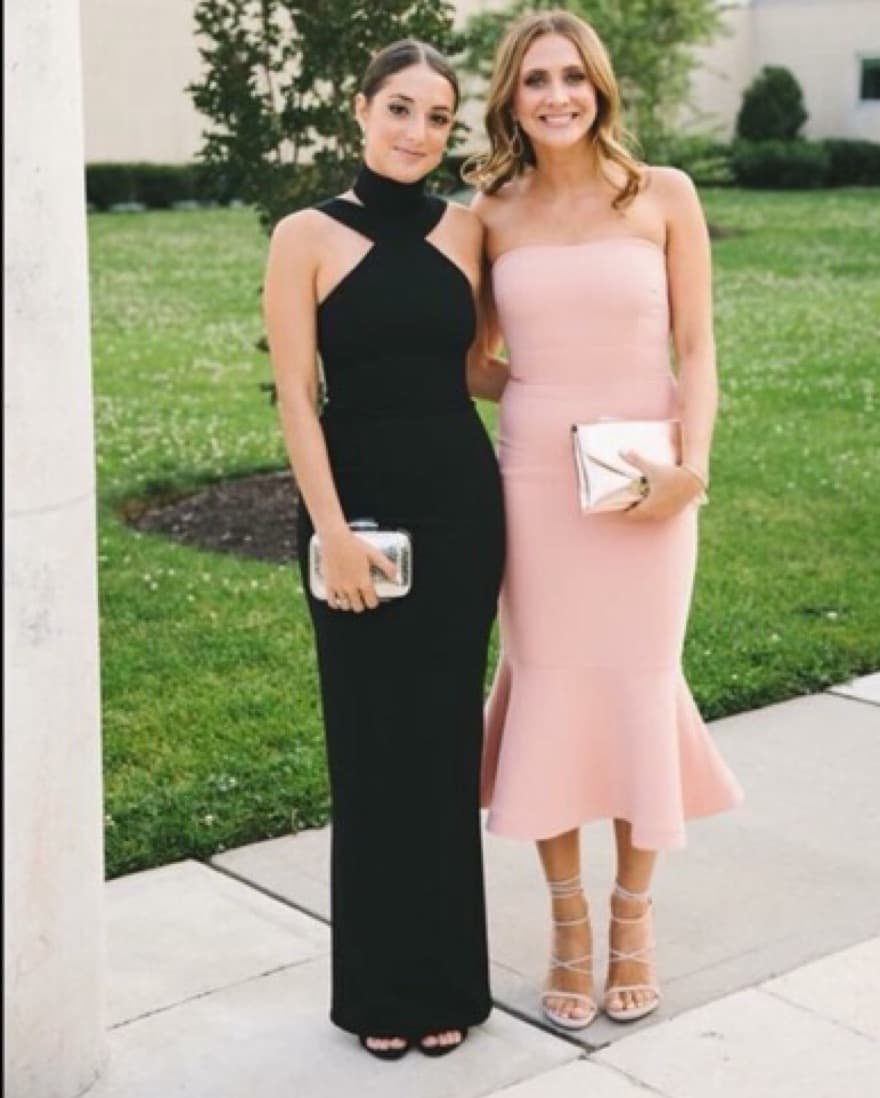 Simple Black Fitted Nookie Gown - Image 1