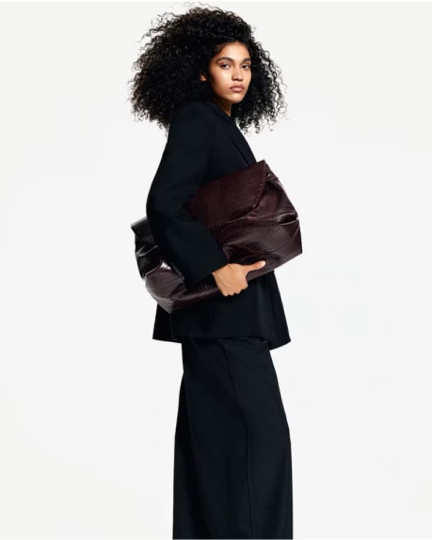 DEFINED-WAIST DOUBLE-BREASTED BLAZER - Image 5