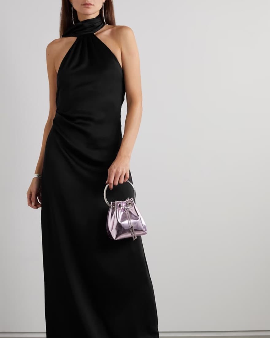 $800 Scarf Simkhai Black Gown  - Image 2