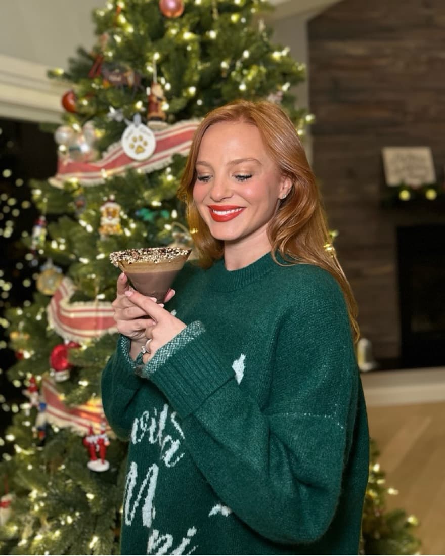 Merrier With A Martini Sweater - Image 3