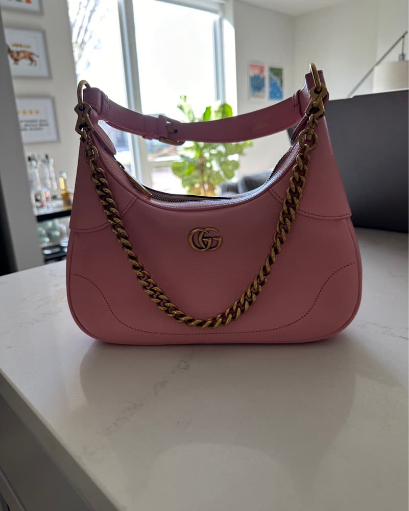 Gucci Aphrodite Pink Shoulder Bag - Image 3