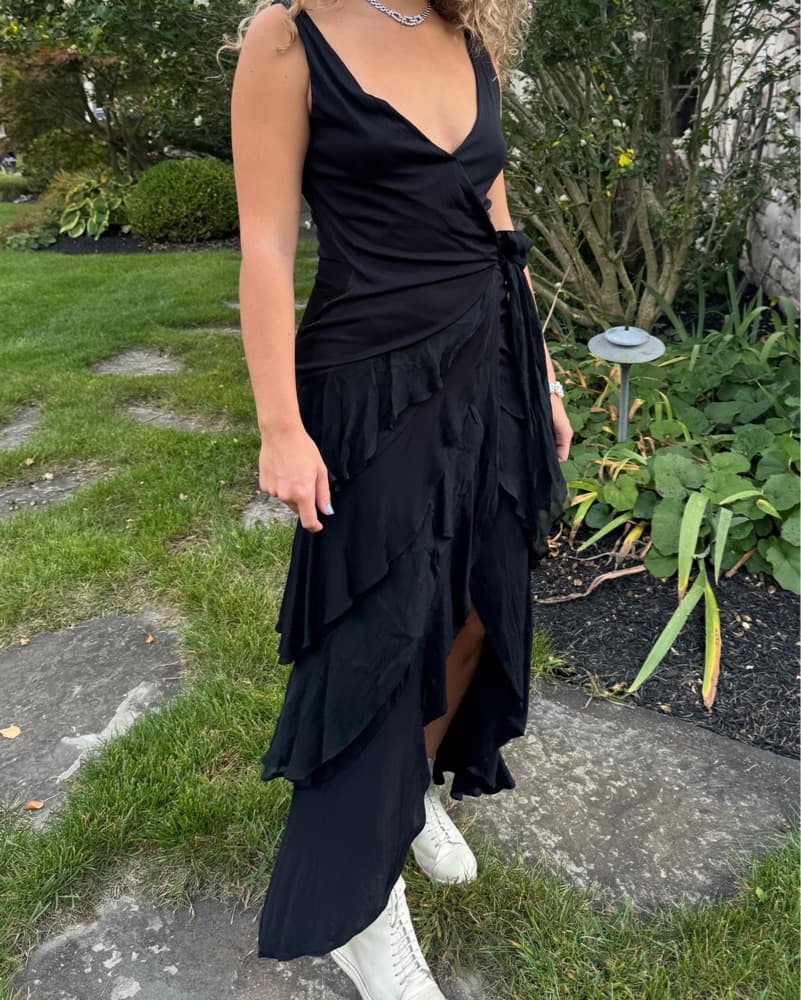 Vintagw Moschino Black Dress - Image 1