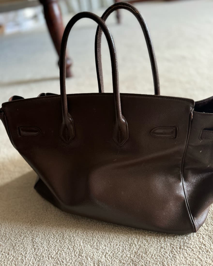 Hermes Birkin 35 Mm Brown With Gold - Image 3