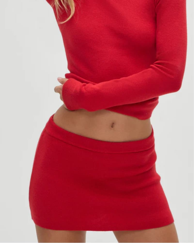 Red Marialla Mini Skort - Image 1
