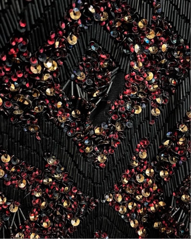 all saints strapless sequin party dress - Image 3