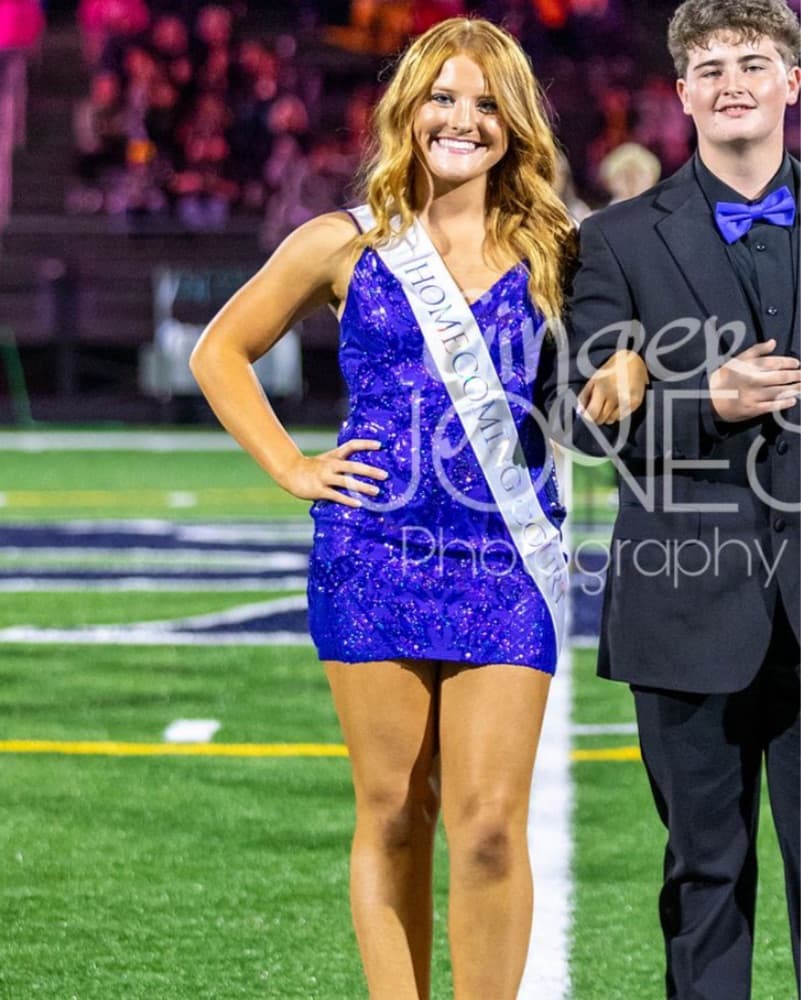 Blue homecoming dress  - Image 1