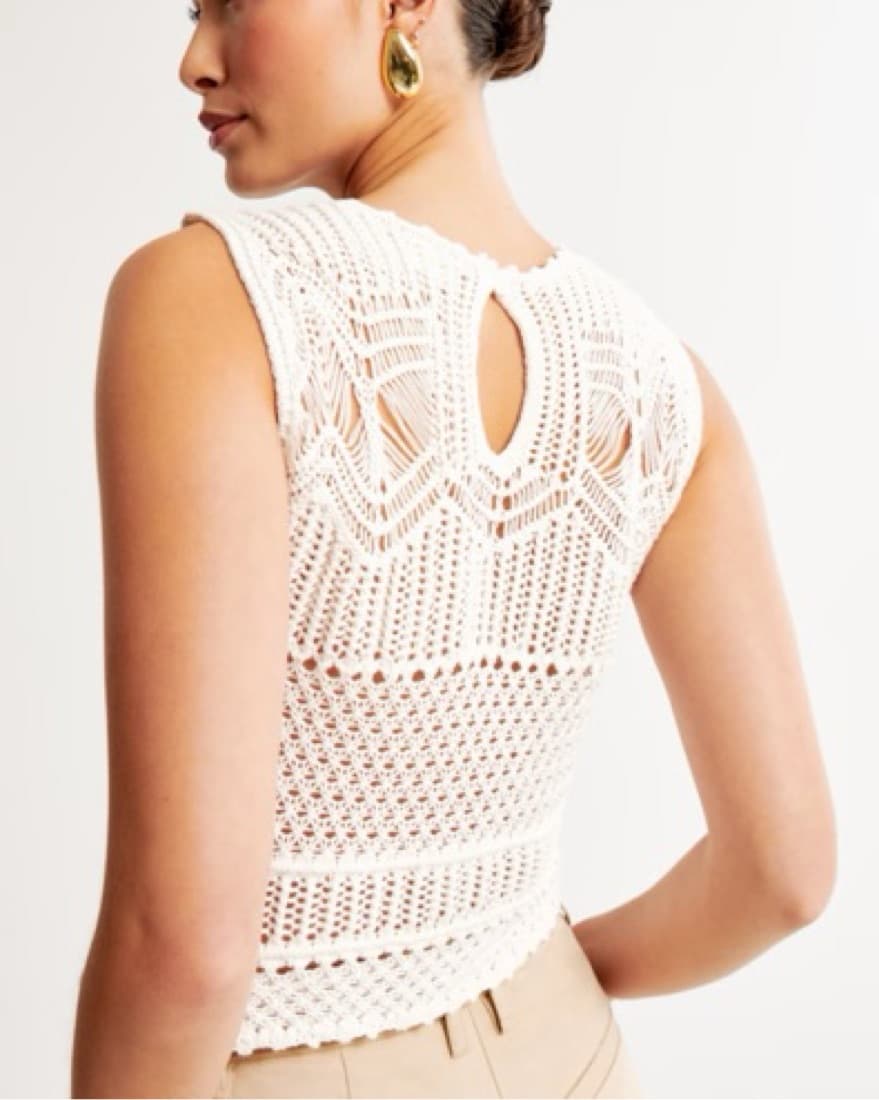 Abercrombie Macrame Tank Top - Image 2