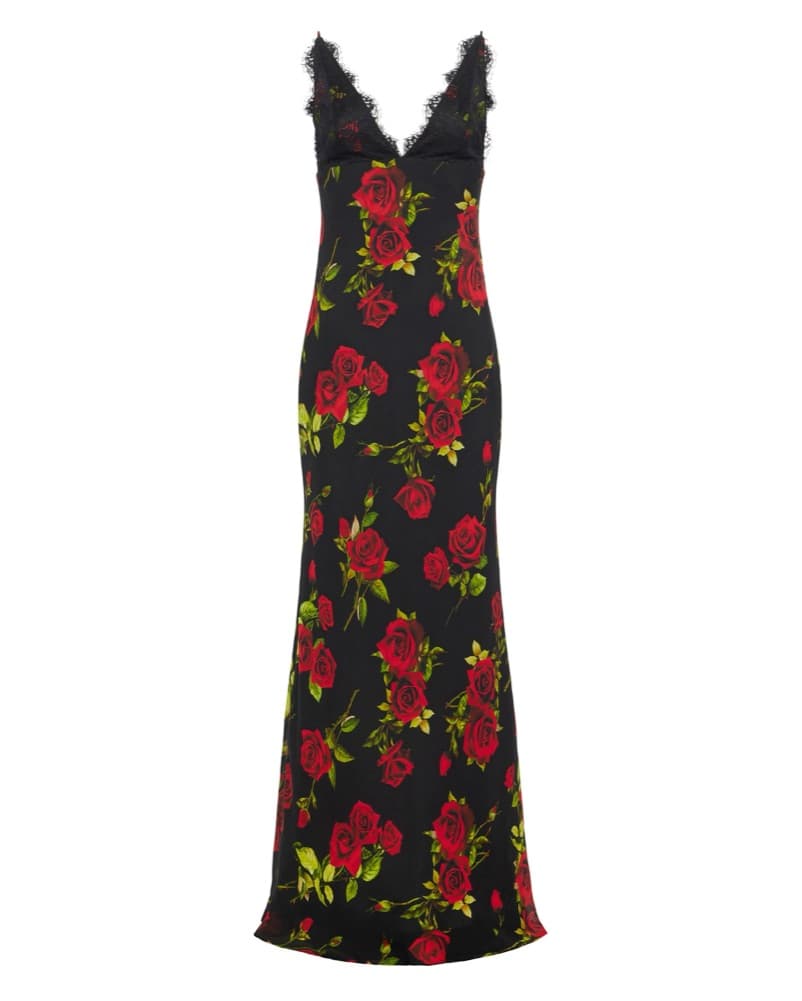 Lace Floral Dress - Image 5