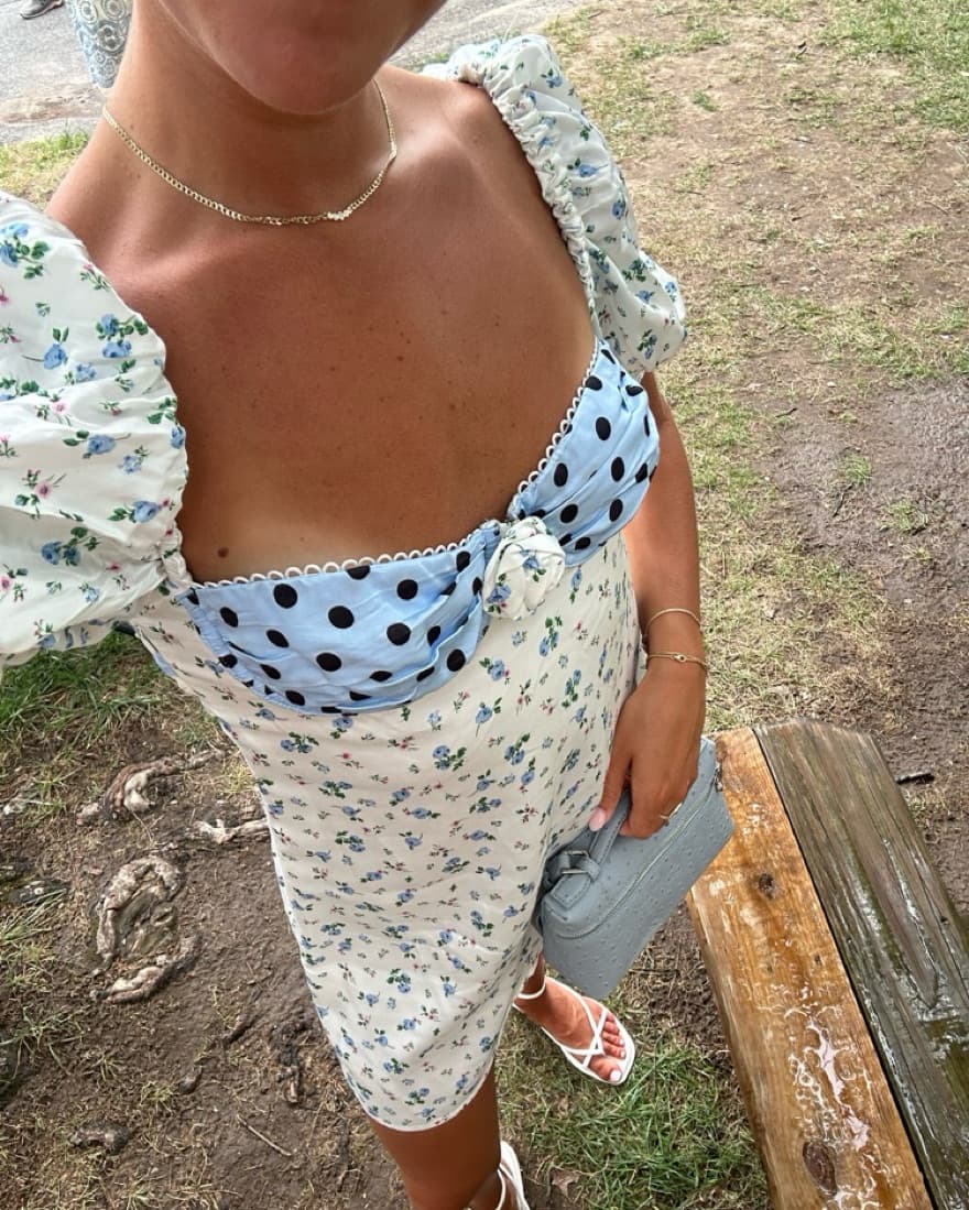 For Love & Lemons Floral Mini Dress  - Image 2