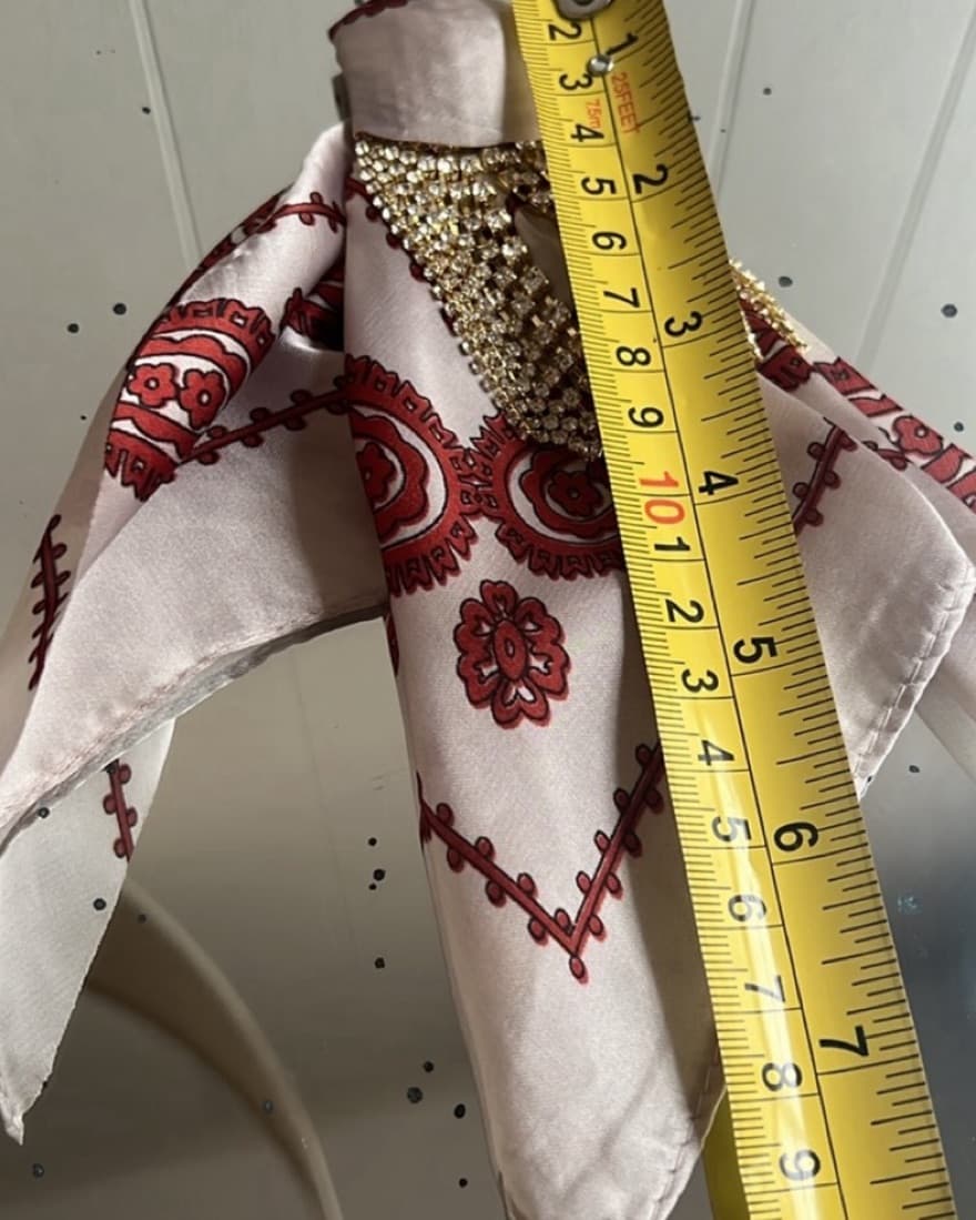 Anthropologie handkerchief brooch - Image 4