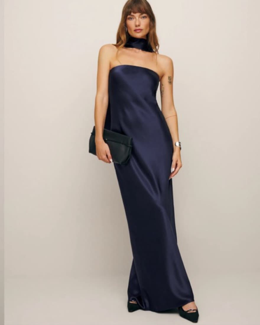 Reformation Oren Silk Dress - Image 1