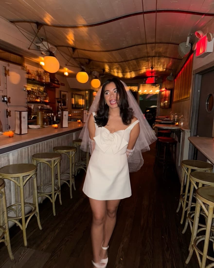 Sandy Liang Arden Dress In Cream - Image 5