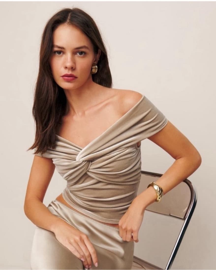 Reformation Velvet Top - Image 1