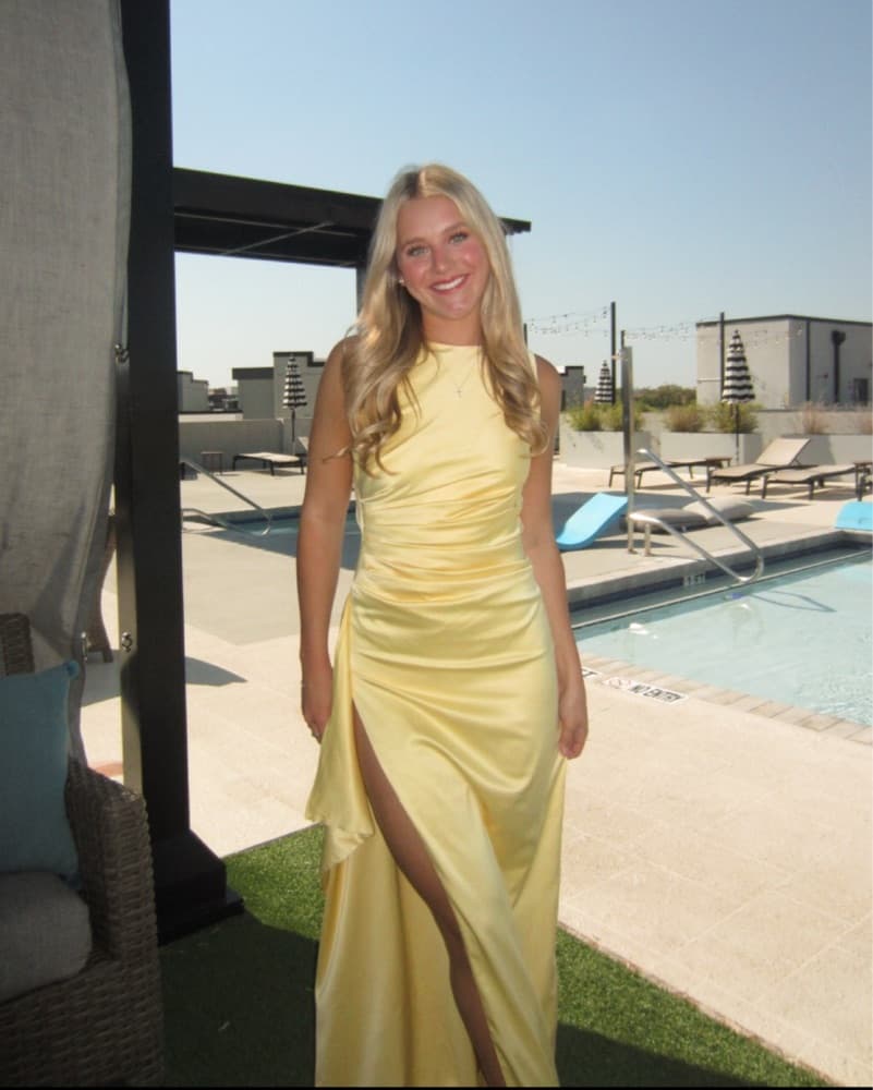 BABYBOO PEGGY MAXI DRESS - LEMON - Image 4