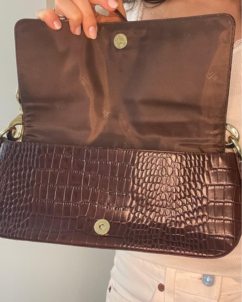 Ralph Lauren Crocodile Shoulder Bag - Image 5