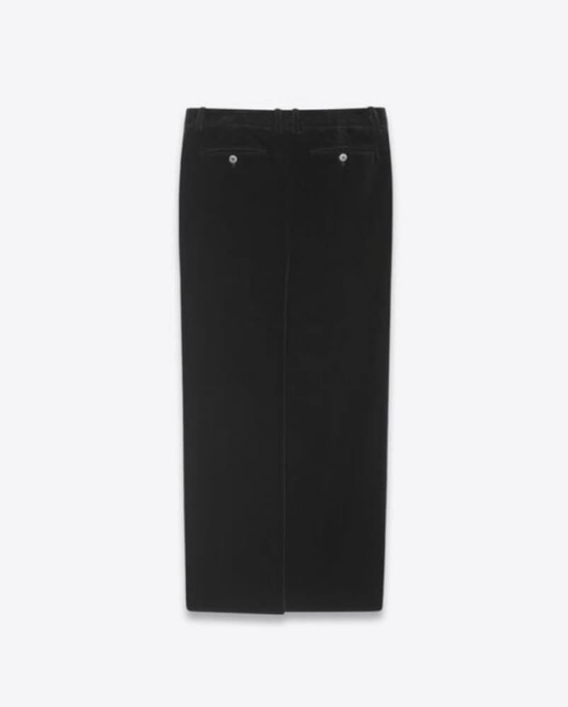 Saint laurent Velvet Midi Skirt  - Image 2