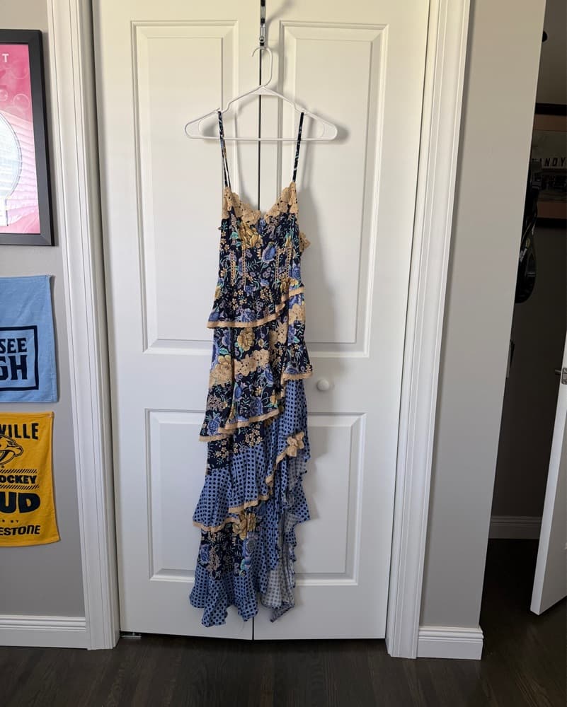 Spell Full Bloom Ruffle Soirée Dress - Image 5