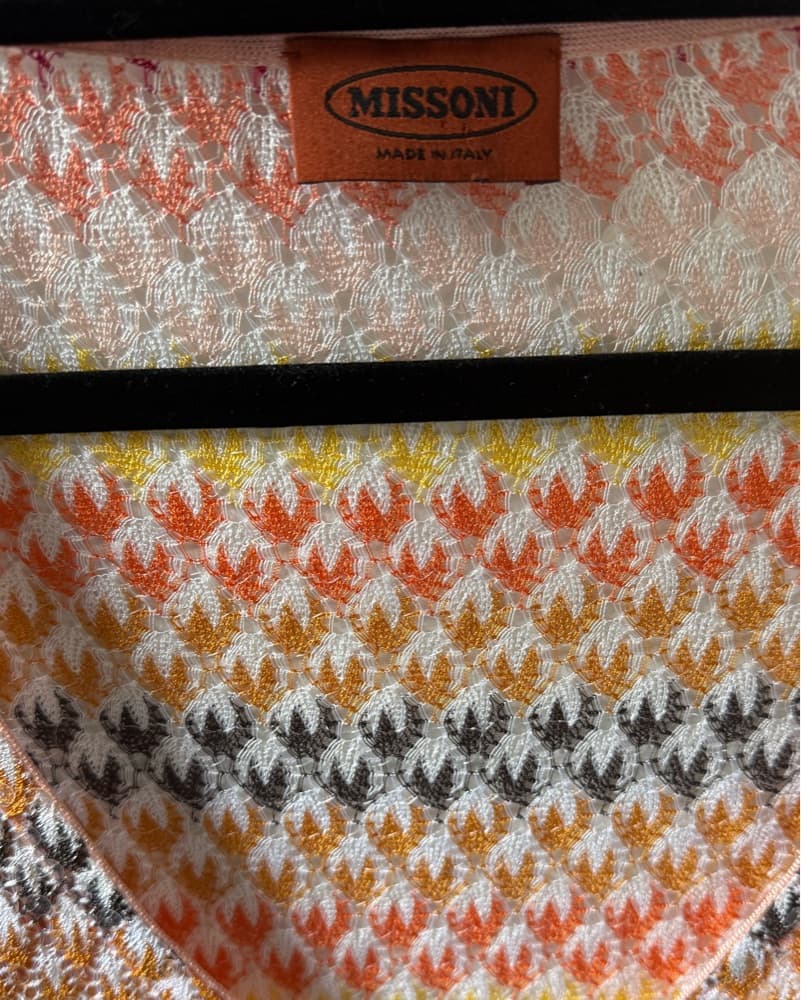Missoni Sequin Top With Lace Trim - Image 3