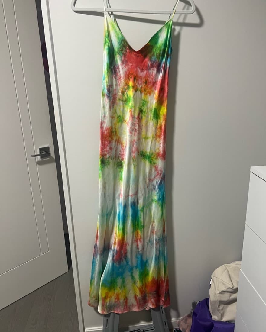 Dannijo Tie Dye Silk Maxi Dress - Image 3