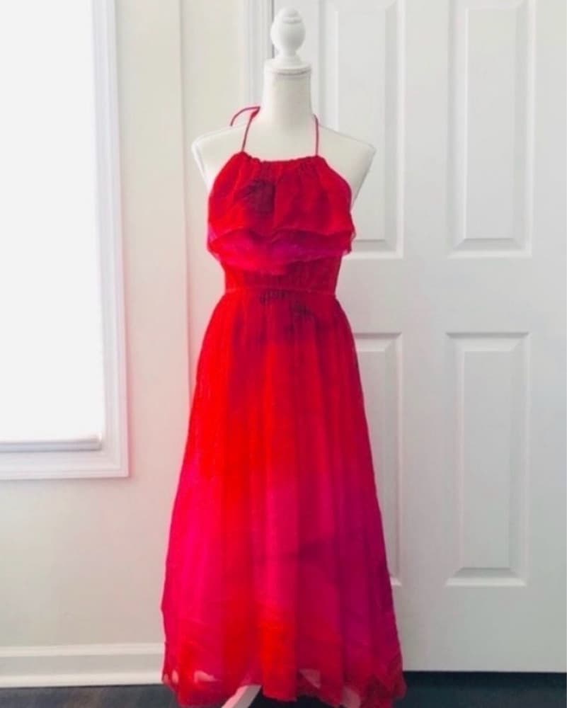 Tracy Reese Colorful Halter Dress - Image 5