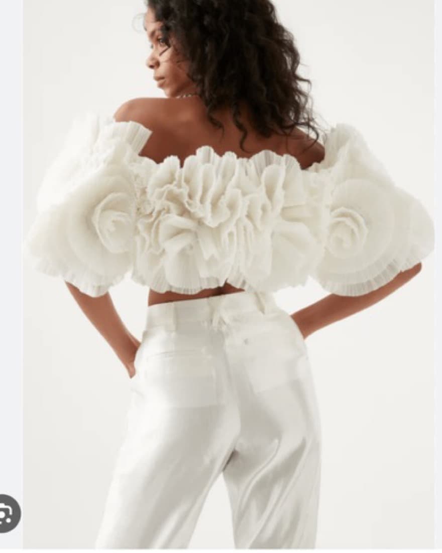 Aje Expressive Pleated Top - Image 2