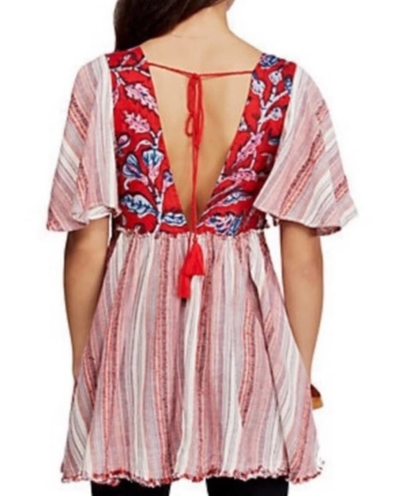 Vibrant Floral Boho Chic Dress - Image 2