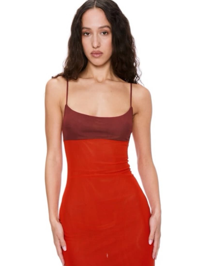 Kith Thais Dress - Red And Plum - Image 3