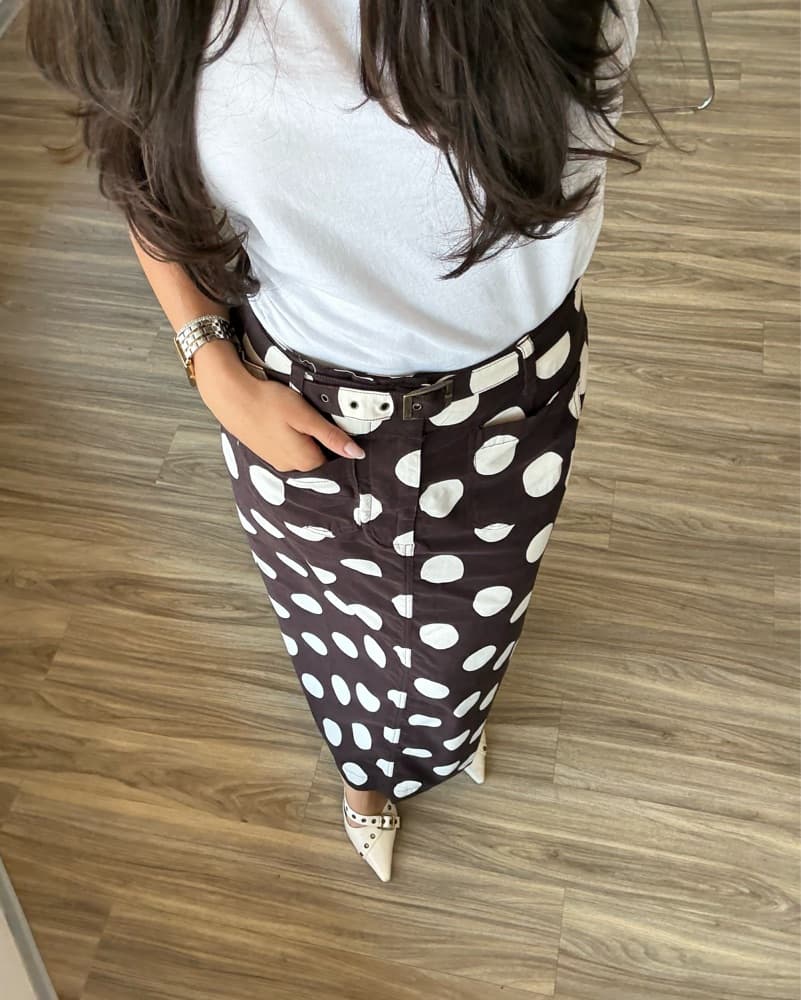 The Colette Belted Maxi Skirt by Maeve - Image 2