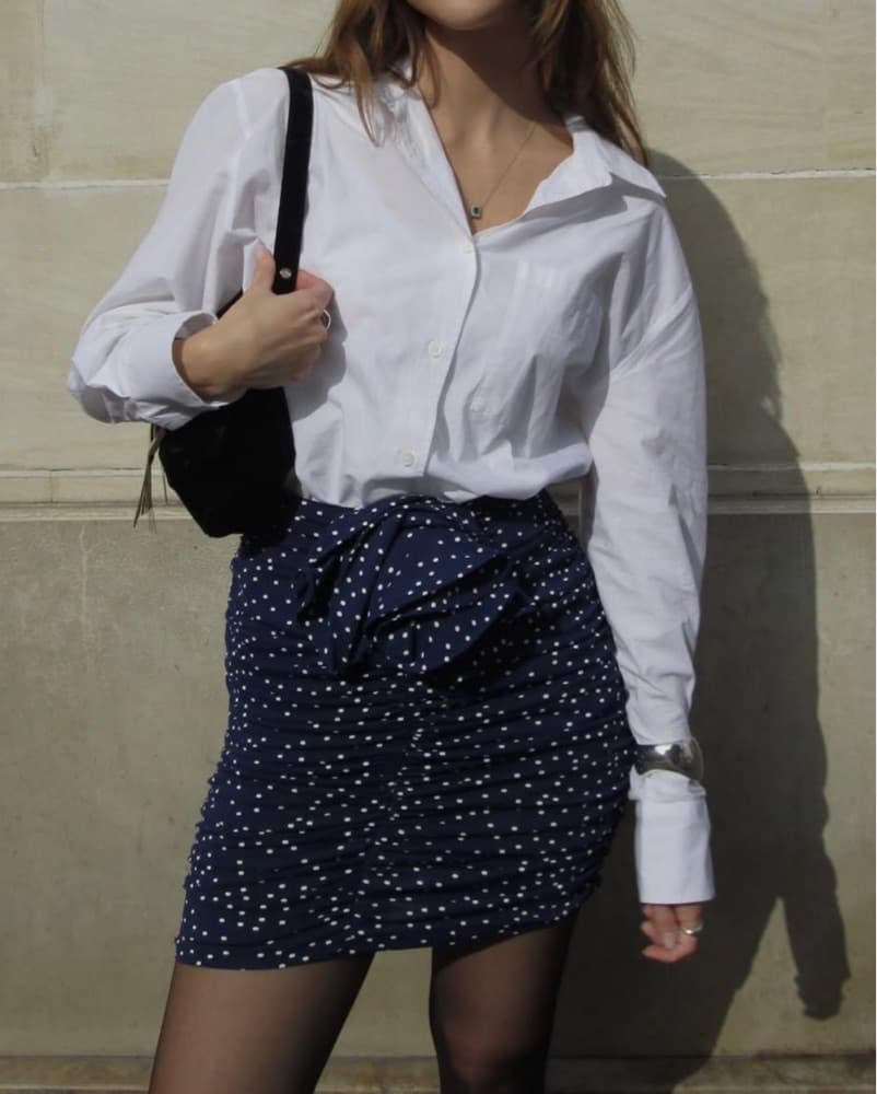 Magda Butrym Polka-dot Mini Skirt  - Image 1