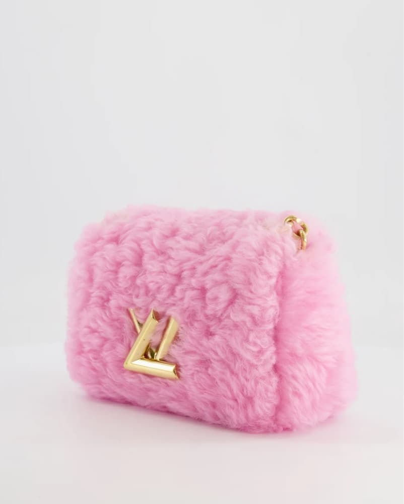 Pink Louis Vuitton Shearling Twist MM  - Image 3
