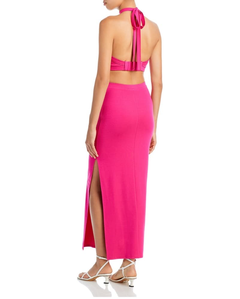 FORE Halter Neck Cutout Maxi Dress - Image 2