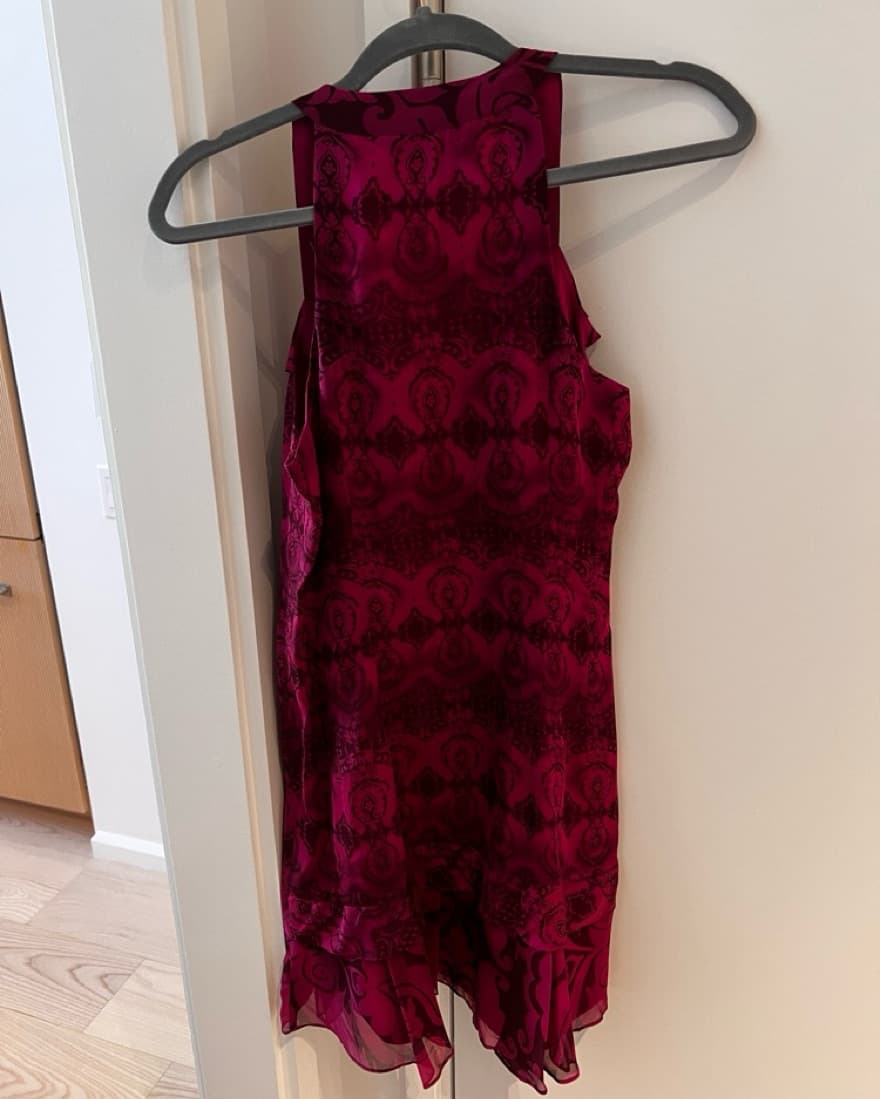 Nanette Lepore Pink/Purple paisely Dress - Image 3