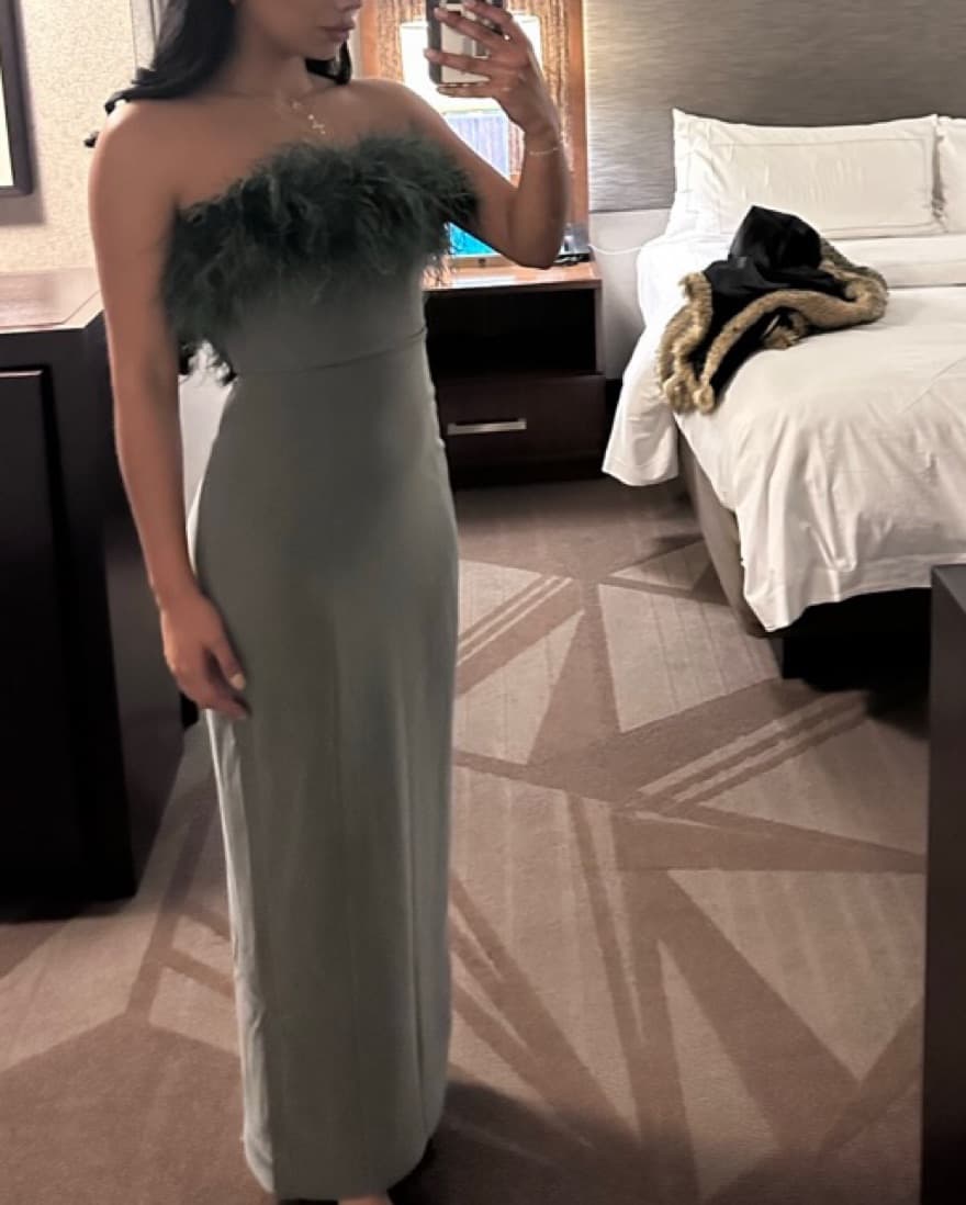 House Of CB Juliene Strapless dress - Image 5