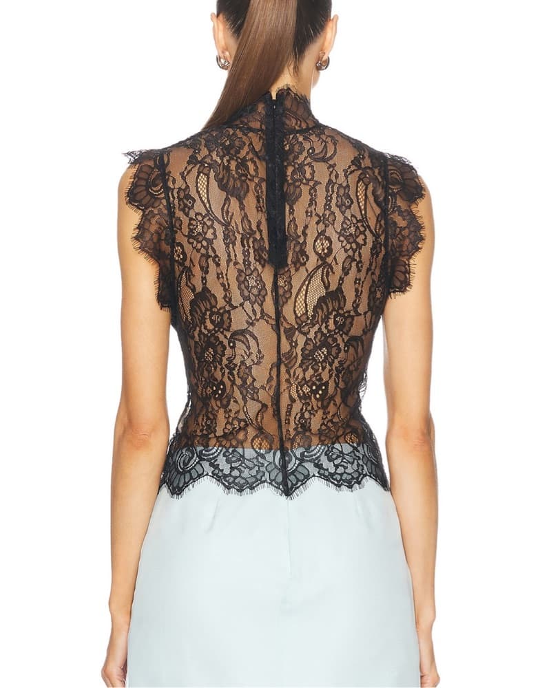 Stunning Lace Top with Ruffle Detailing - Image 2