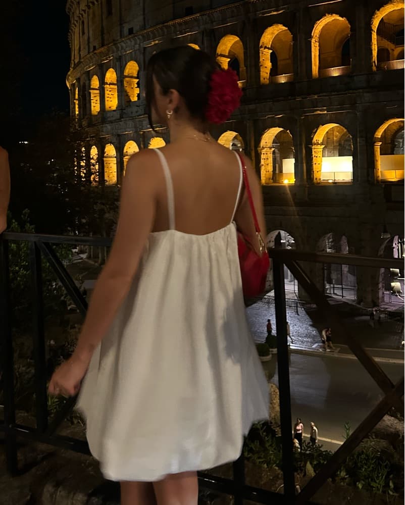 White Bubble Dress - Image 1