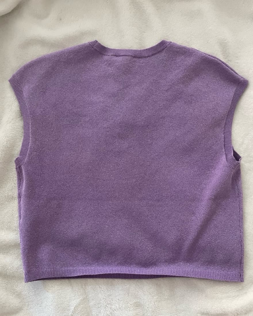 Wang Purple Unicorn Cropped Tank - Image 3
