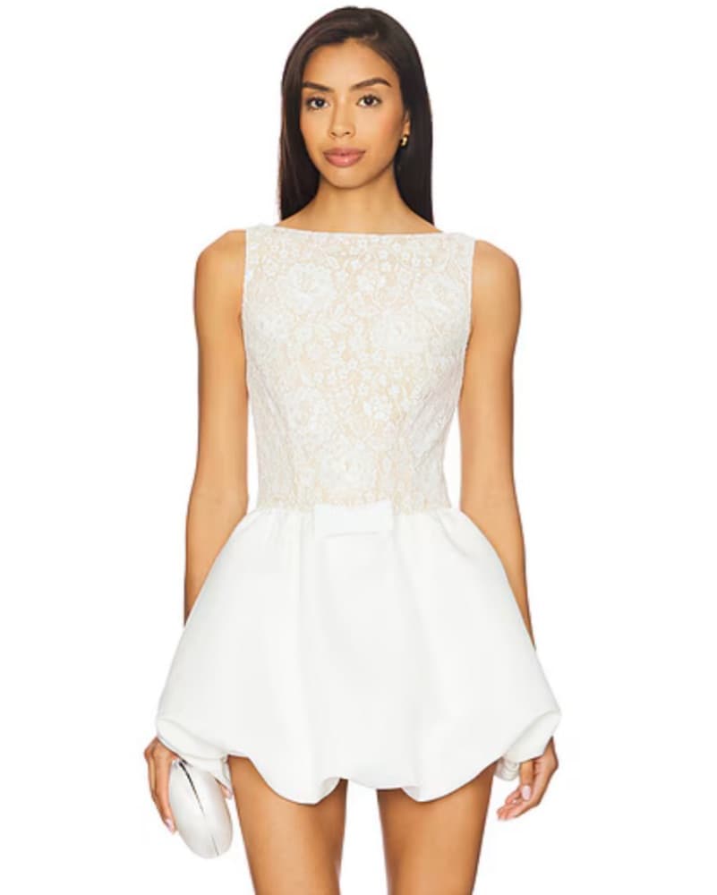 White Lace Dress From Revolve - Image 1