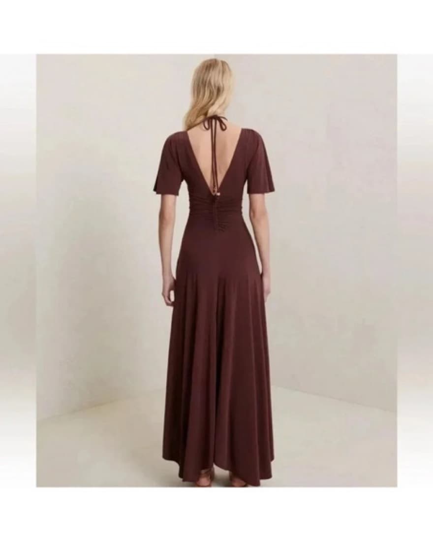 A.L.C. XS Chocolate Brown Nina Maxi - Image 3