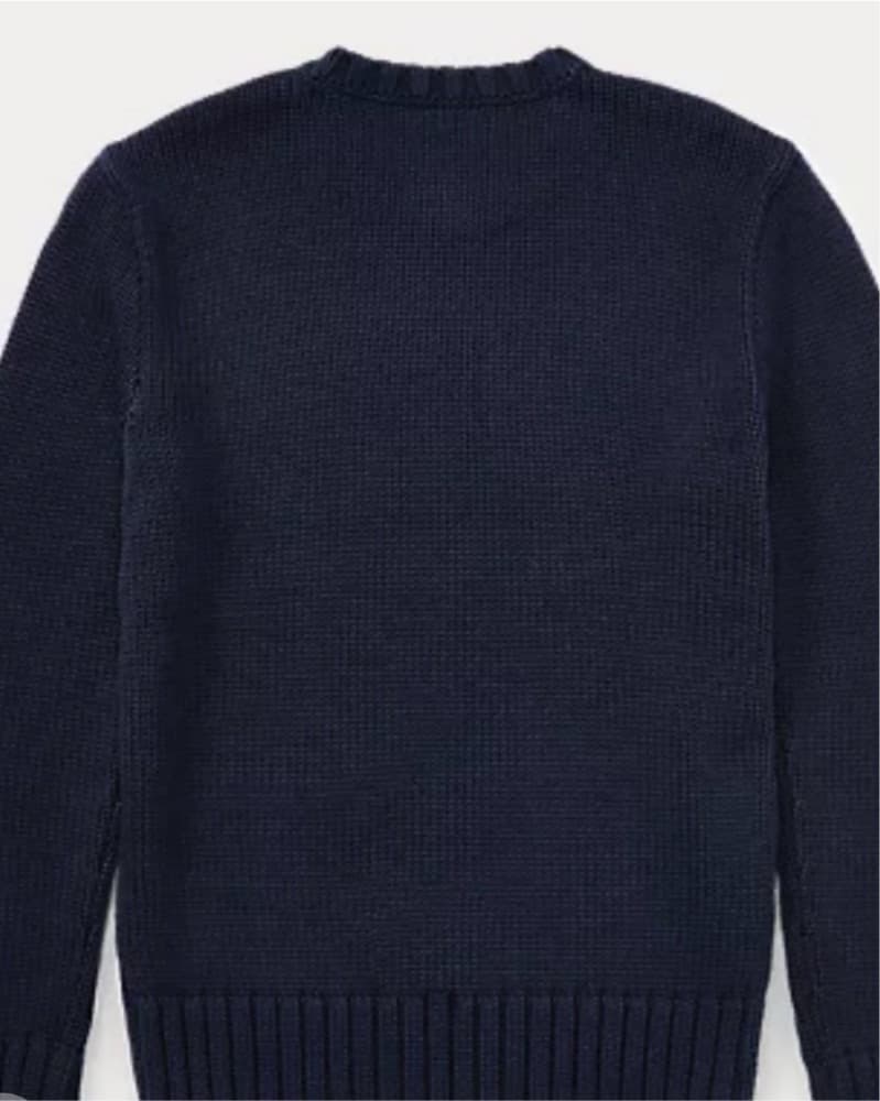 Ralph Lauren Flag Navy Knit Sweater - Image 2